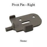 Andersen Tilt-Wash Pivot Pin, Right - Stone