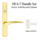 HOPPE HLS7 HANDLESET, RODOS, M1603/2167N, KEYED ACTIVE, WHITE - 2745671