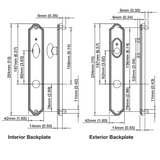 HOPPE HLS7 HANDLESET, MUNCHEN, M112P/2172N, KEYED ACTIVE, SATIN NICKEL - 2745911
