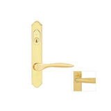 HOPPE HLS7 HANDLESET, NEW ORLEANS, M1610/2172N, KEYED ACTIVE, RESISTA POLISHED BRASS