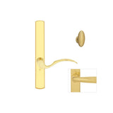 HOPPE HLS7 HANDLESET, MUNCHEN, M112P/2167N, NON KEYED INACTIVE, RESISTA POLISHED BRASS