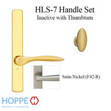 HOPPE HLS7 HANDLESET, NEW ORLEANS, M1610/2167N, NON KEYED INACTIVE, SATIN NICKEL - 2749787