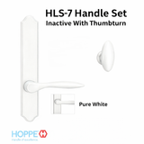 HOPPE HLS7 HANDLESET, NEW ORLEANS, M1610/2172N, NON KEYED INACTIVE, Pure White  - 2751351