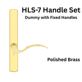 HOPPE HLS7 HANDLESET, MUNCHEN, M112P/2167N, FIXED HANDLES DUMMY, Polished Brass - 2751684