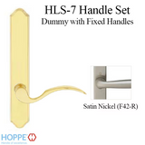 HOPPE HLS7 HANDLESET, MUNCHEN, M112P/2172N, DUMMY WITH FIXED HANDLES, SATIN NICKEL - 2752476