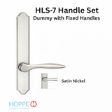 HOPPE HLS7 HANDLESET, NEW ORLEANS, M1610/2172N, Fixed Handles Dummy, Satin Nickel - 2752783