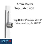 16MM AUTO TOP EXTENSION, ROLLER @ 28.74" 40.59" LENGTH SNE