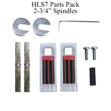 PARTS PACK FOR ACTIVE DOOR HLS7 HANDLE SET, 2-1/4