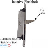 Hoppe Inactive Flushbolt Rod, 30mm - 20mm face - Stainless Steel