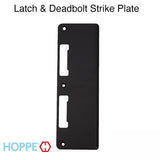 Strike Plate, PC0024N, Extra Wide Latch &amp; Deadbolt 2.94 x 8.82 - Rustic Umber