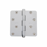 Baldwin 4" X 4" Solid Brass Residential Hinge - 5/8" Radius Corner