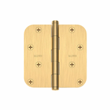 Baldwin 4" X 4" Solid Brass Residential Hinge - 5/8" Radius Corner