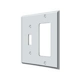 Switch Plate, Single Switch/Single Rocker