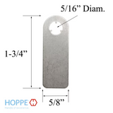 Hoppe Cover Plate - Shootbolt Extension, Stainless - 2875118