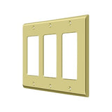 Switch Plate, Triple Rocker