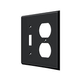 Switch Plate, Single Switch/Double Outlet