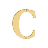 4" Residential Letter C