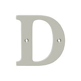 4" Residential Letter D
