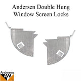 Screen Locks for Andersen Wood Gliding and Narroline Double Hung Windows (1961-1973)