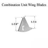 Combination Storm Window / Outer Frame Wing Blade Locks