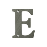 4" Residential Letter E