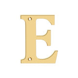 4" Residential Letter E