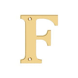 4" Residential Letter F
