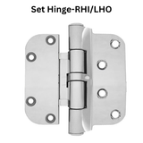 Hoppe F49-R, 2009 Set Hinge-Rhi/Lho Polished Chrome - 2972372