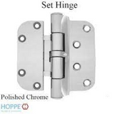 Hoppe F49-R, 2009 Set Hinge-Rhi/Lho Polished Chrome - 2972372