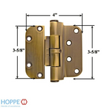 Hoppe F73, 2009 Set Hinge, Rhi / Lho- Antique Brass - 2972399