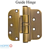 Hoppe F73, 2009 Guide Hinge, Antique Brass - 2659562
