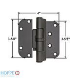 Hoppe F79, 2009 Set Hinge Lhi/Rho, Oil Rubbed Brass - 2972719