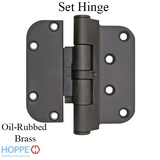 Hoppe F79, 2009 Set Hinge, Rhi / Lho- Oil Rubbed Brass - 2972401