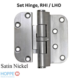Hoppe F42-R, 2009 Set Hinge, Rhi / Lho - Satin Nickel - 2972410