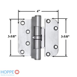 Hoppe F41-R, 2009 Set Hinge Lhi/Rho Brushed Chrome - 2972655