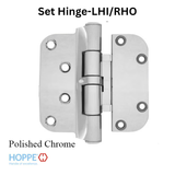 Hoppe F49-R, 2009 Set Hinge-Lhi/Rho - Polished Chrome - 2972680
