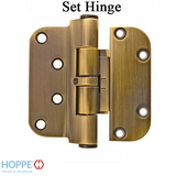 Hoppe F73, 2009 Set Hinge Lhi/Rho Antique Brass - 2972701
