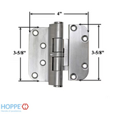 Hoppe F42-R, 2009 Set Hinge, Lhi / Rho - Satin Nickel - 2972743