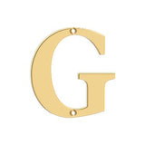 4" Residential Letter G