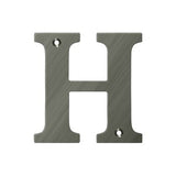 4" Residential Letter H