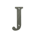 4" Residential Letter J