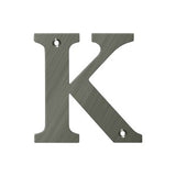 4" Residential Letter K