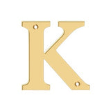 4" Residential Letter K
