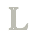 4" Residential Letter L
