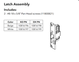 Marvin Ultimate wood glider Latch Assembly Left Active, XO