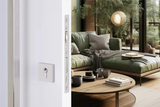 European Mortise Deadbolt with Integrated Roller Latch With Square Shape