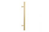 Emtek Select Bar Appliance Pull With C-to-C 54” Overall 57 1/8” Width 7/8” Projection 2 1/8” And RECTANGULAR Bar Stem