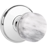 Emtek 8510 Select Brass Knob With Conical Stem And Watford Rosette Dummy, Pair