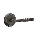 Emtek 8101 DESIGNER BRASS - LEVERSETS With Rope Rosette Passage Set