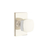 Emtek 5112 MODERN DESIGNER BRASS KNOBSETS With Modern Rectangular Rosette Passage Set